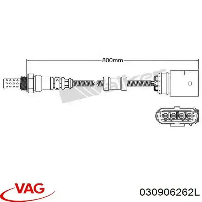 Лямбда зонд после катализатора VAG 030906262L
