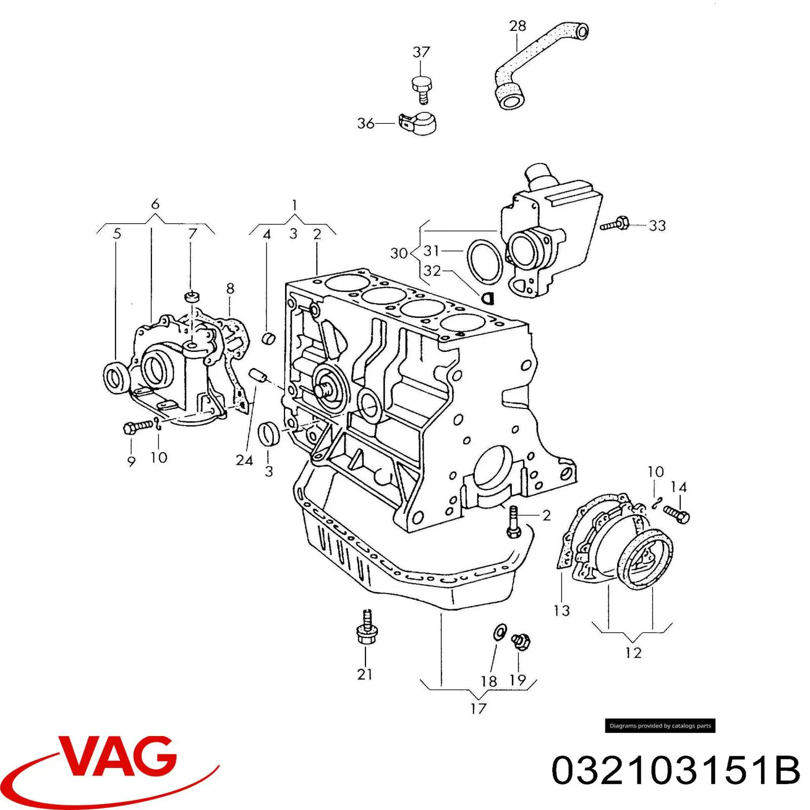  VAG 032103151B цена, от 14.09 USD