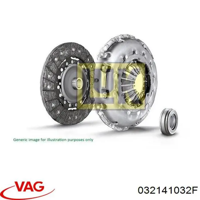 Купить 032141032F VAG Диск сцепления