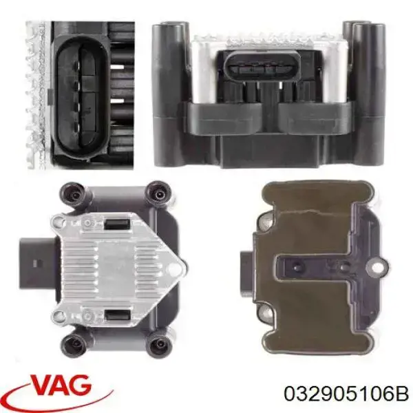 Купить 032905106B VAG Катушка зажигания