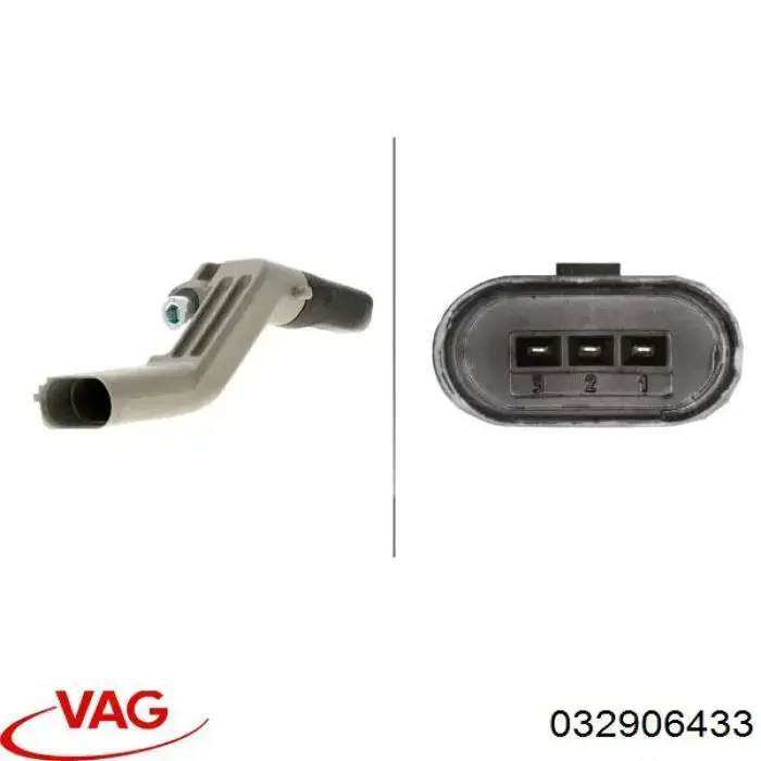 Датчик коленвала 032906433 VAG