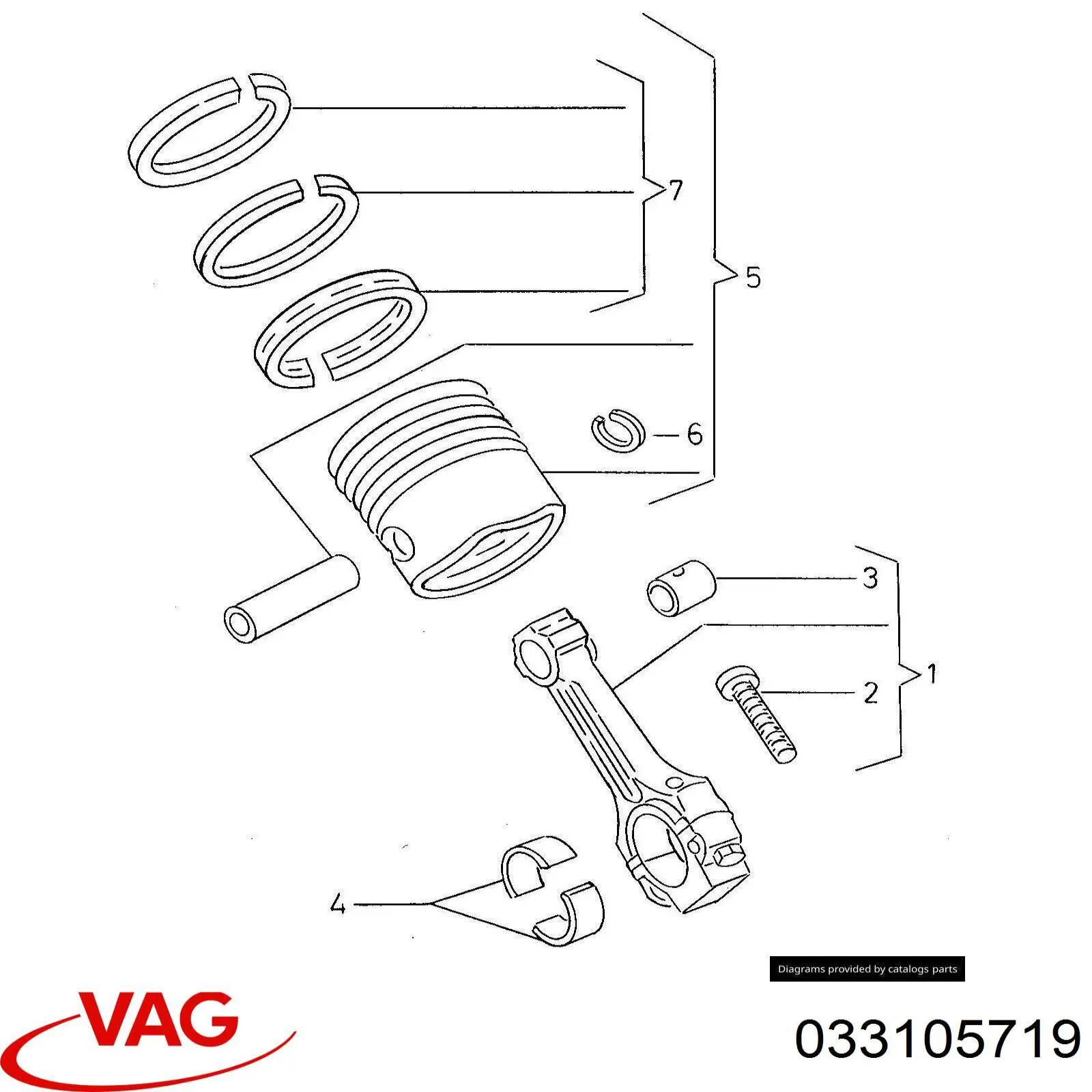 VAG 033105719 цена, от 38.73 USD