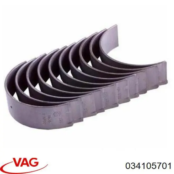 Купить 034105701 VAG Комплект шатунных вкладышей