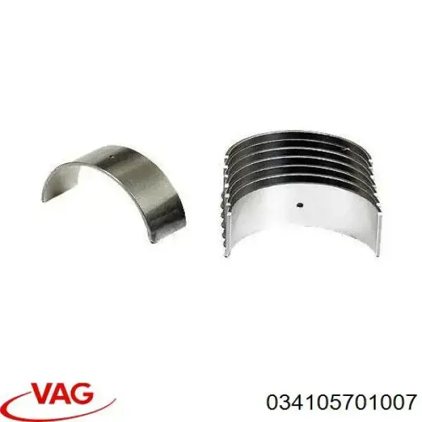 034105701007 VAG Комплект подшипников скольжения