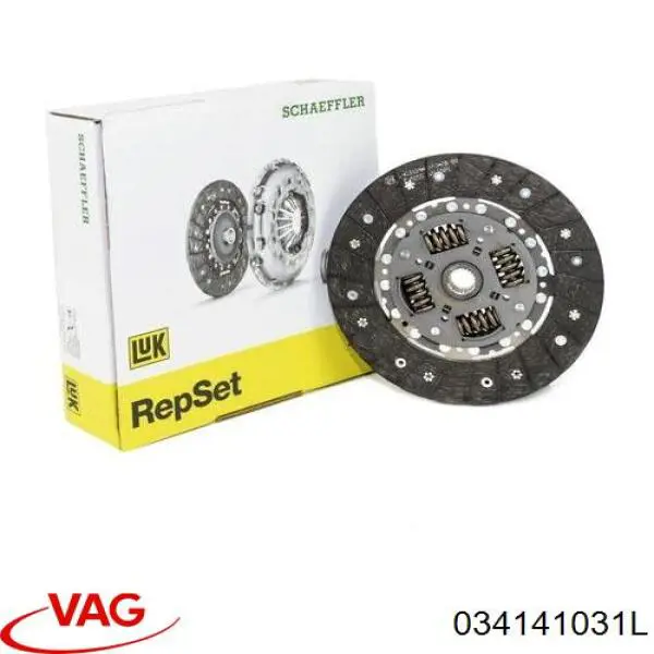 Диск сцепления 034141032F VAG