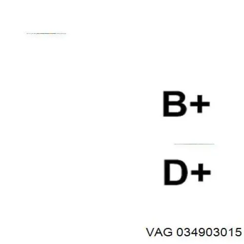 Автомобильный генератор VAG 034903015 цена, от 37.97 USD