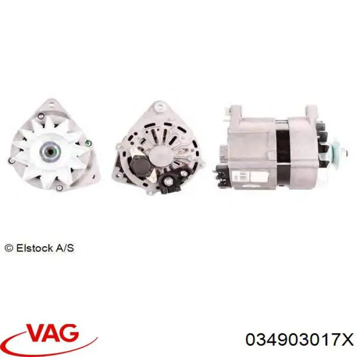 034903017X VAG Генератор автомобильный