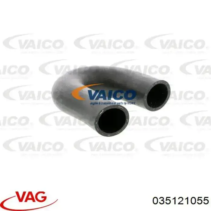 443121055D VAG Патрубок радиатора охлаждения нижний