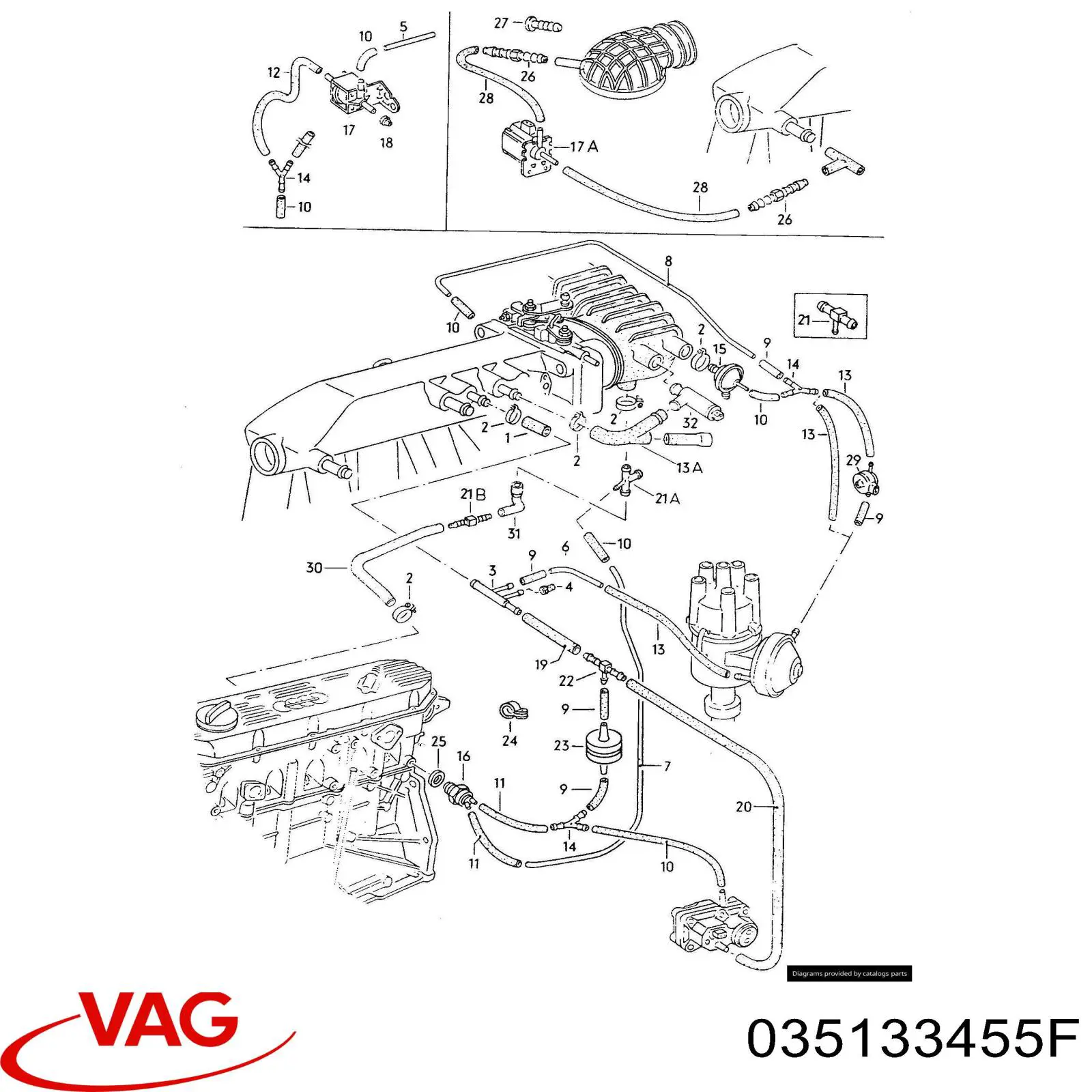 Клапан холостого хода VAG 035133455F цена, от 430.74 USD