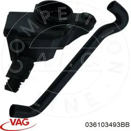 Патрубок вентиляции картерных газов 036103493BB VAG