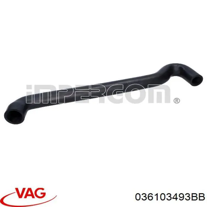 Трубка отвода картерных газов VAG 036103493BB