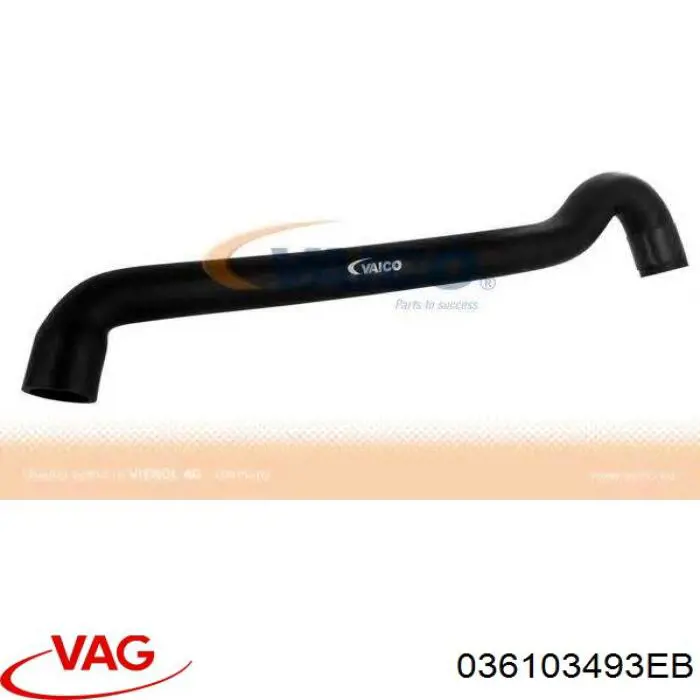 Патрубок вентиляции картерных газов 036103493EB VAG