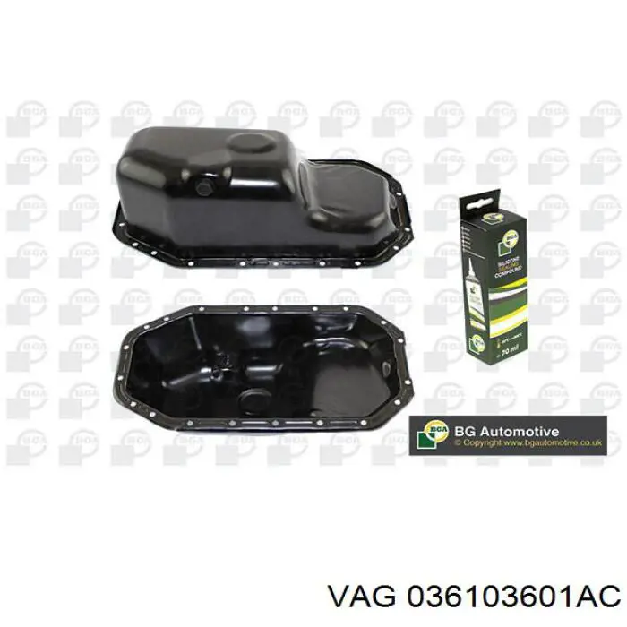 Panela de óleo de cárter do motor 036103601AC VAG