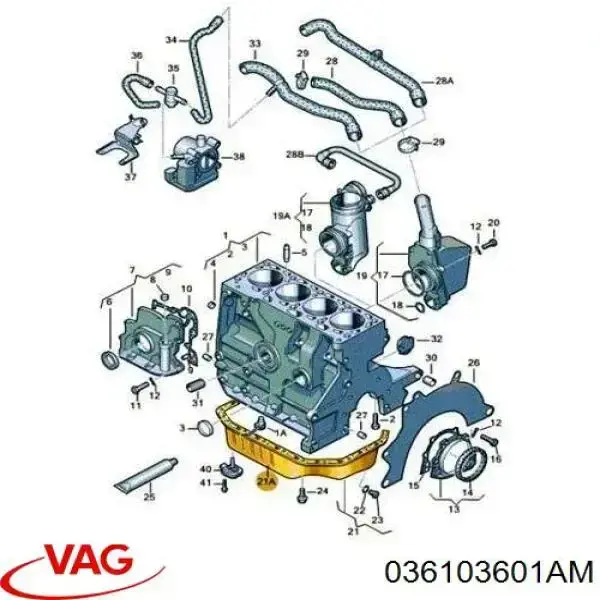 Масляный поддон VAG 036103601AM