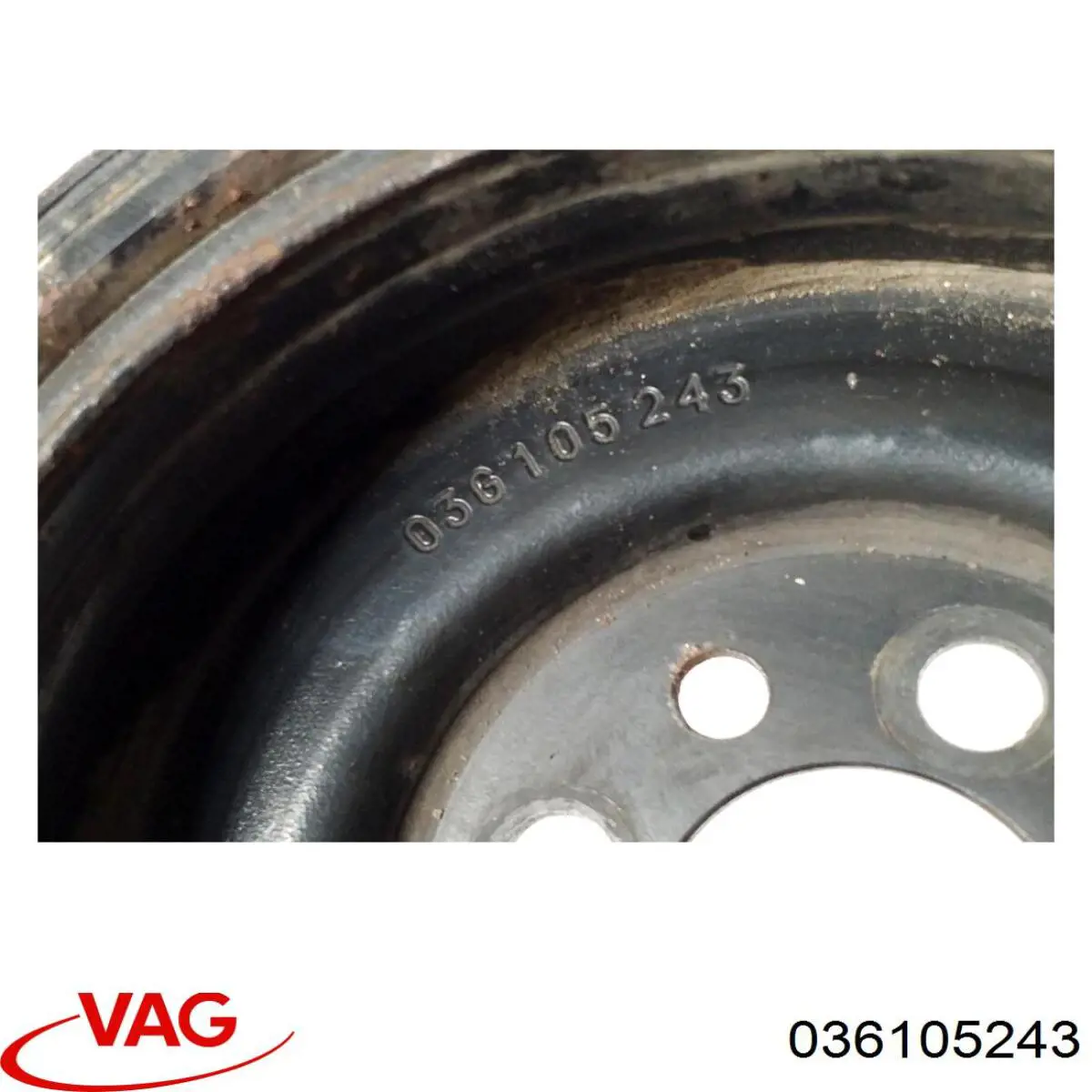 Шкив коленвала 036105243 VAG