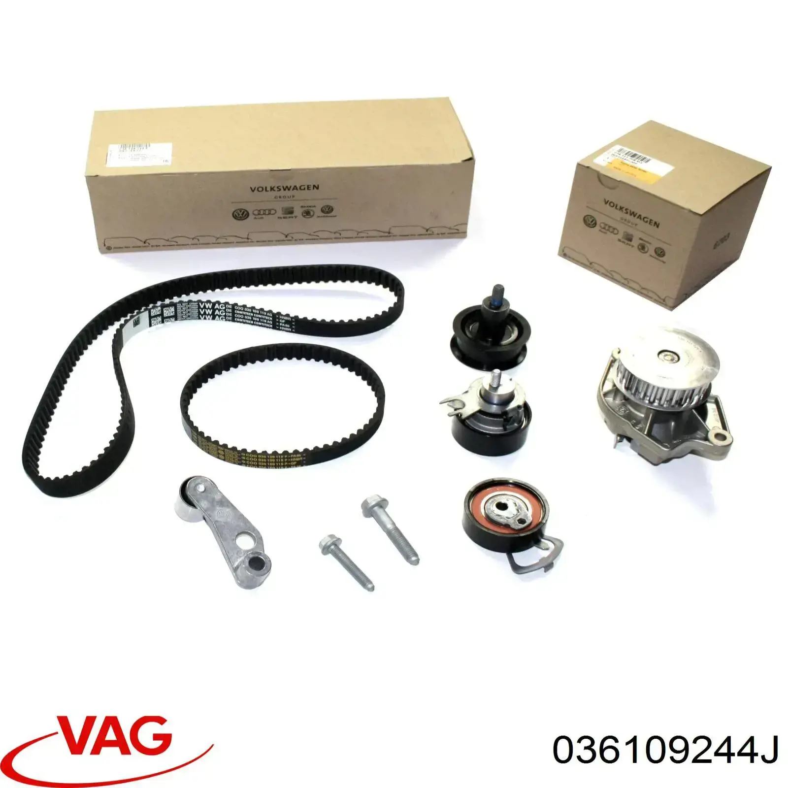 Ролик ремня ГРМ, паразитный VAG 036109244J