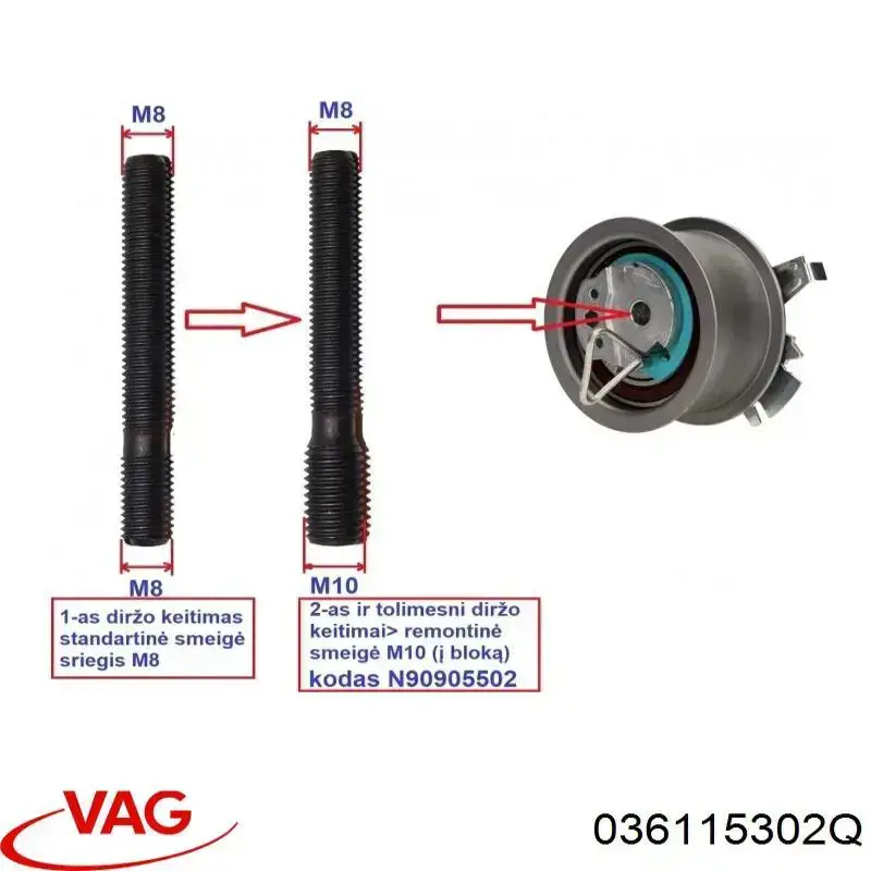  VAG 036115302Q цена, от 25.34 USD