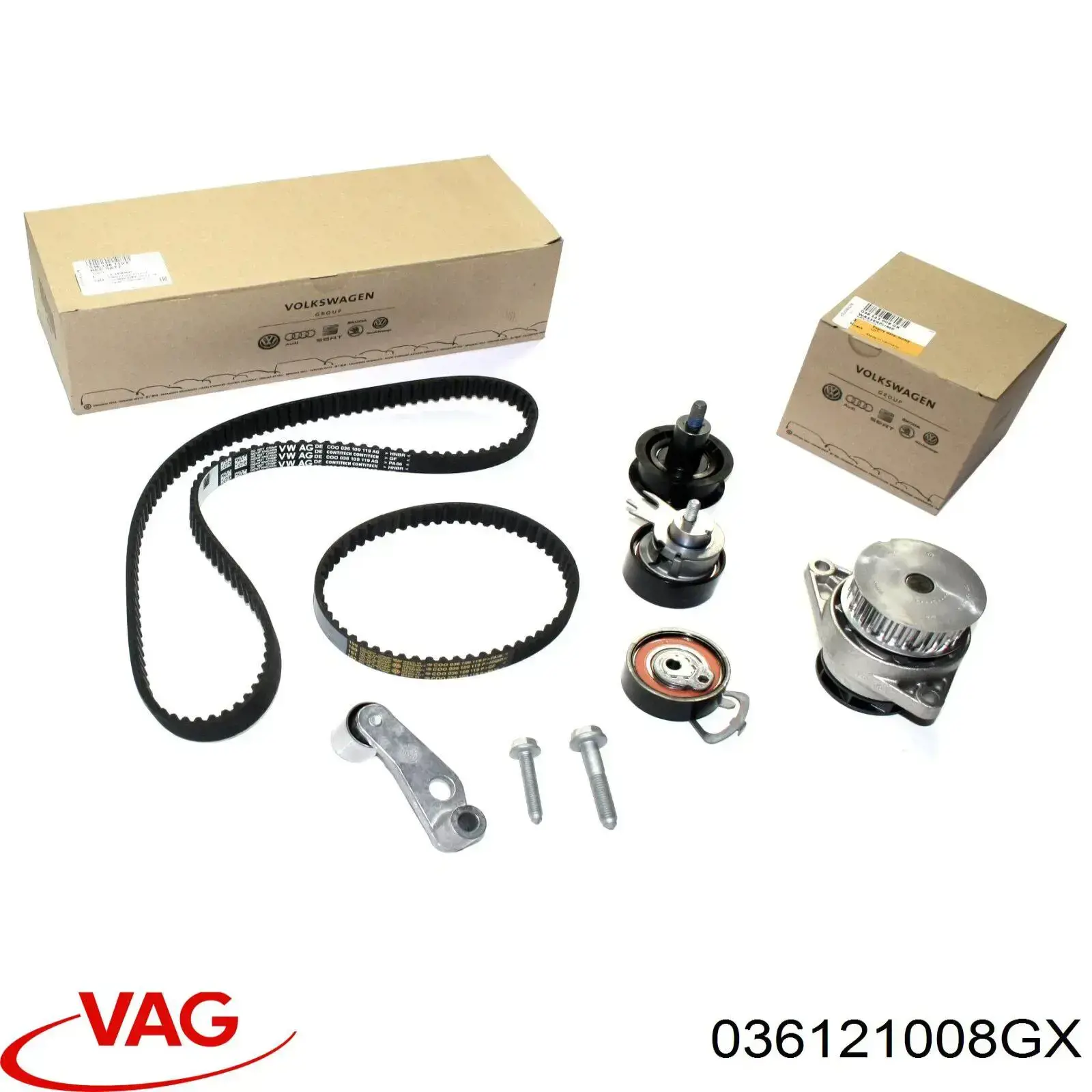 Помпа охлаждения VAG 036121008GX цена, от 35.88 USD