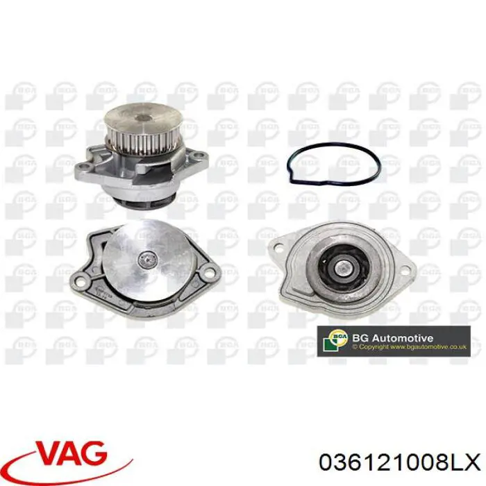 Водяной насос VAG 036121008LX
