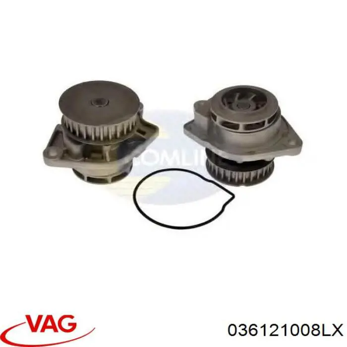 Помпа охлаждения VAG 036121008LX цена, от 38.35 USD
