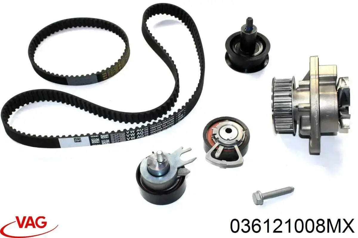 Помпа охлаждения VAG 036121008MX цена, от 35.23 USD
