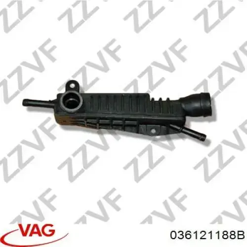 Патрубок вентиляции картерных газов 036121188B VAG