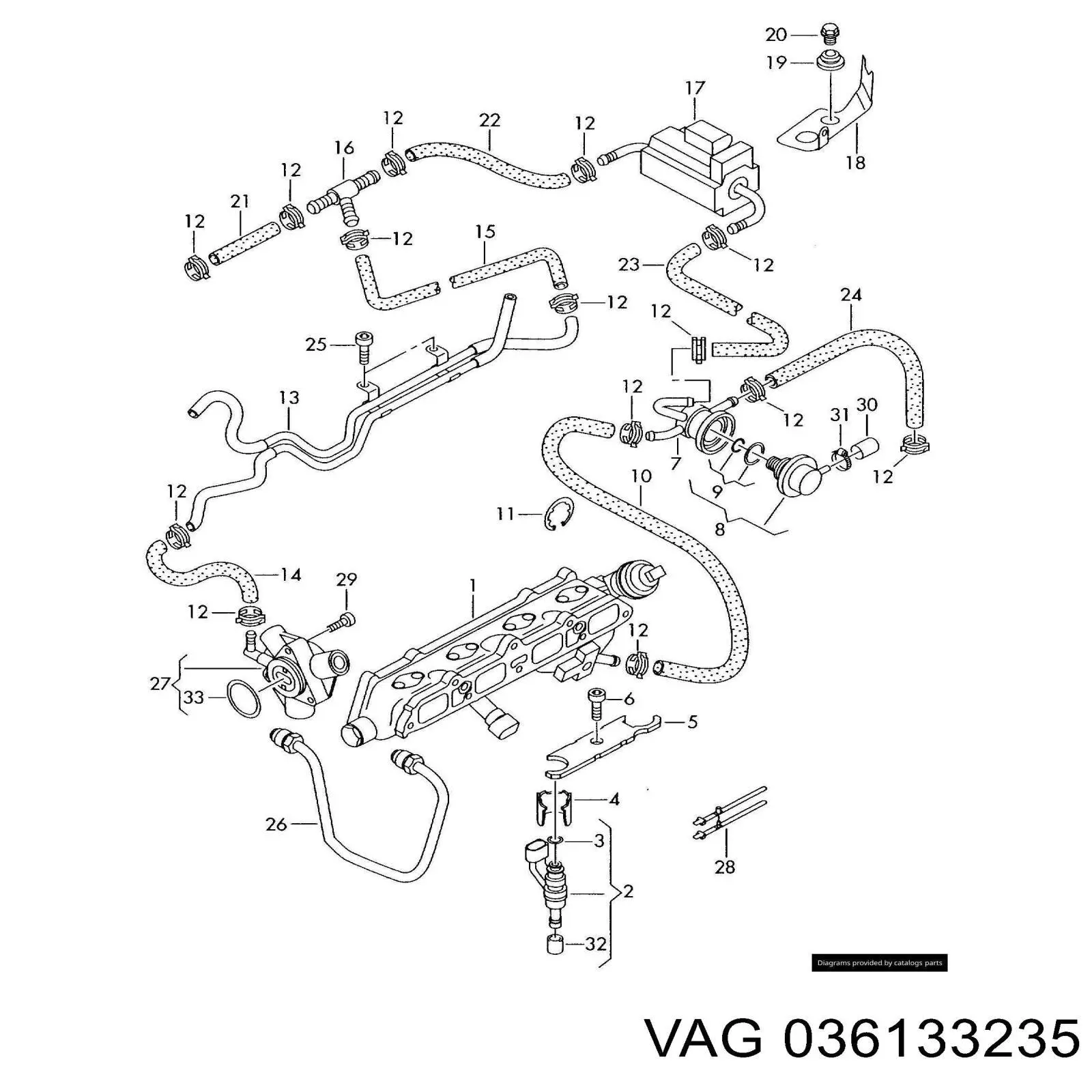  VAG 036133235 цена, от 41.16 USD