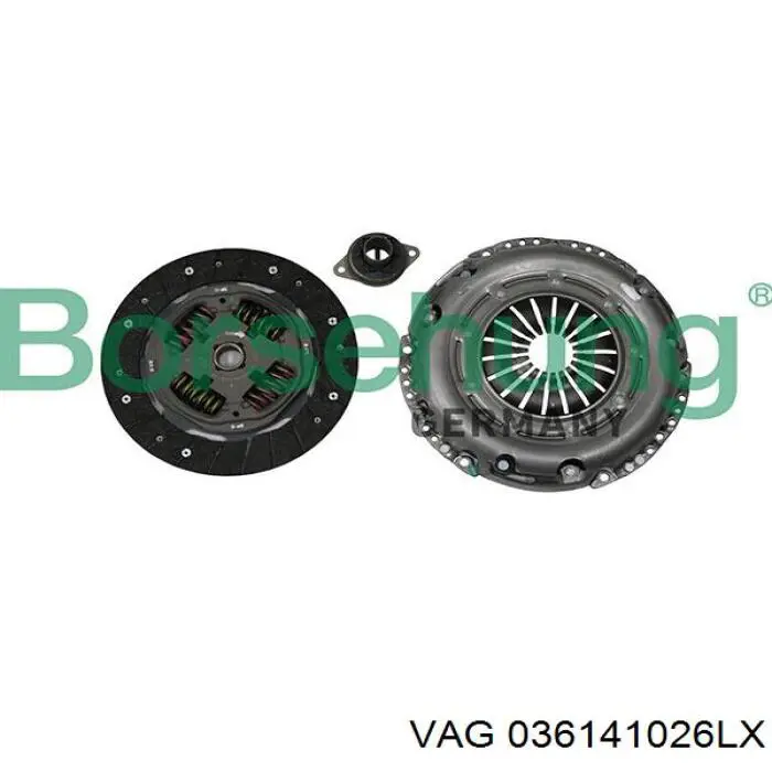 Купить 036141026LX VAG Корзина сцепления