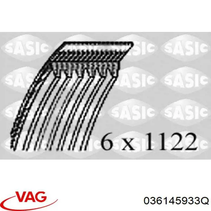 Купить 036145933Q VAG Ремень генератора