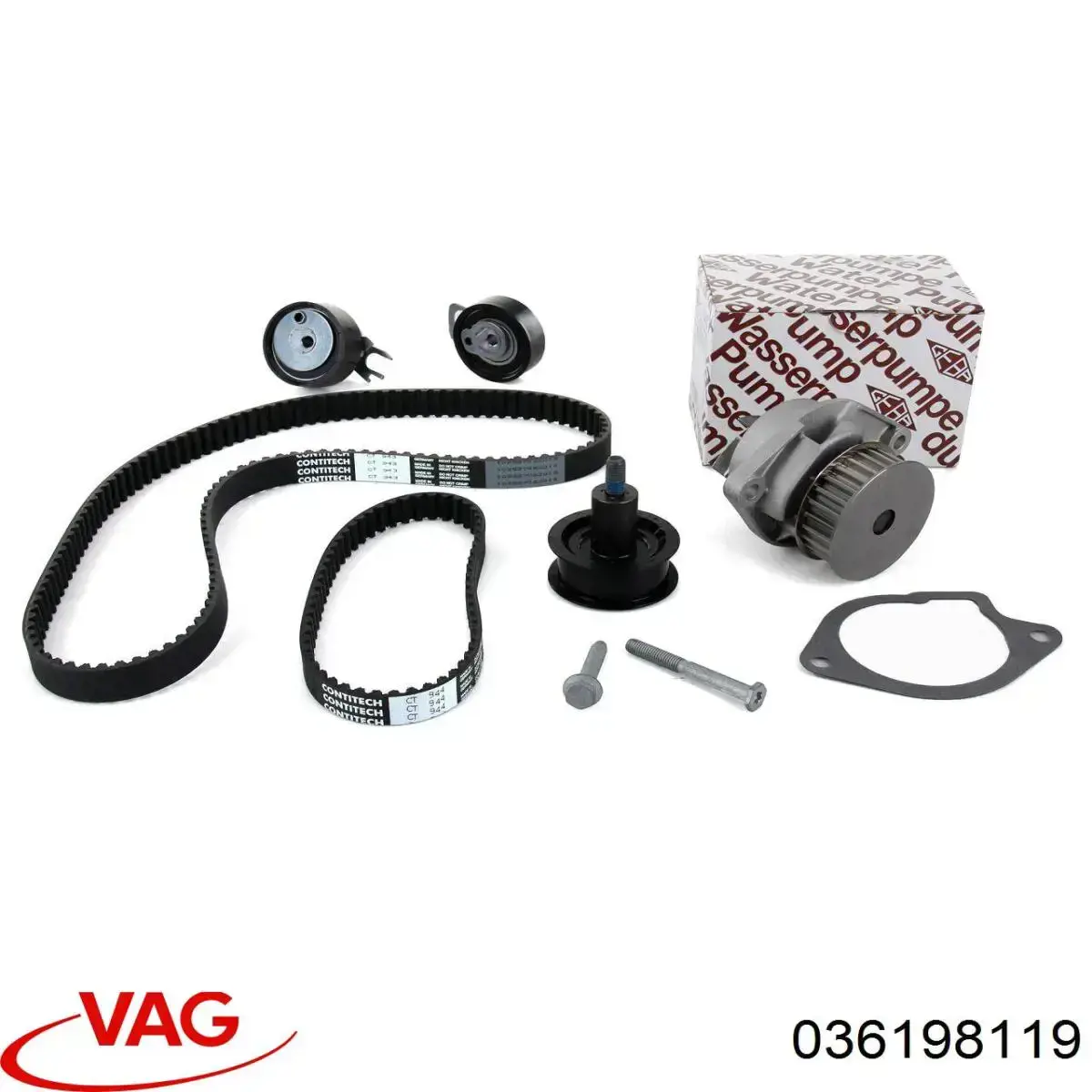 Комплект ГРМ 036198119 VAG