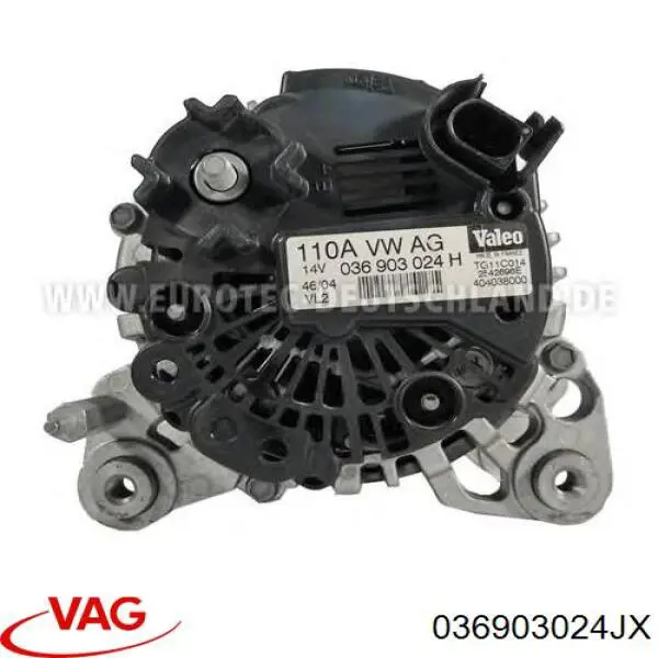 Автомобильный генератор VAG 036903024JX цена, от 45.15 USD