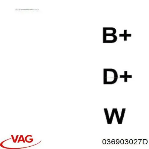 Автомобильный генератор VAG 036903027D цена, от 57.77 USD