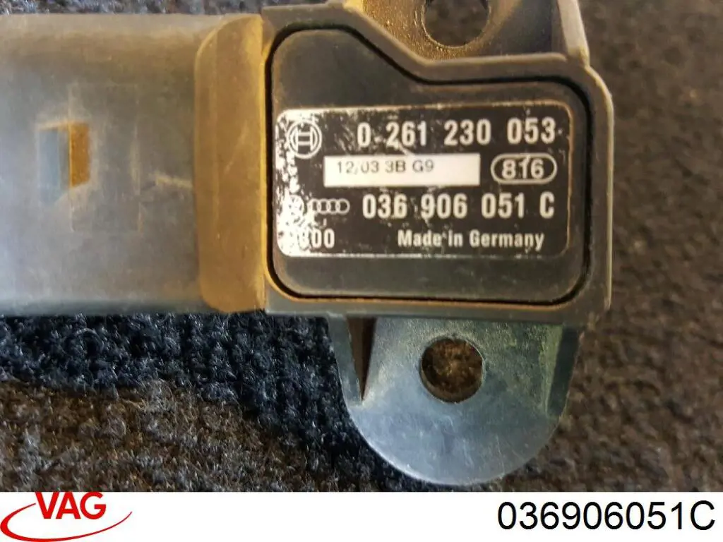 Датчик BAS, вакуумного усилителя тормозов 036906051C VAG