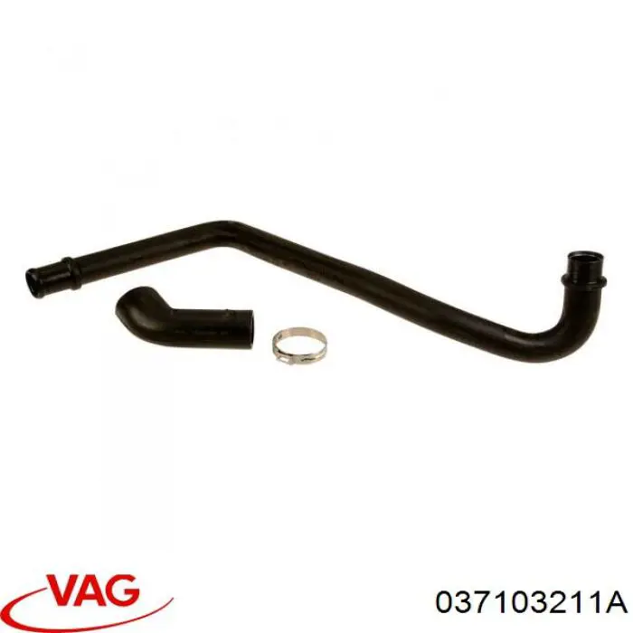 Купить 037103211A VAG Трубка картера воздушная