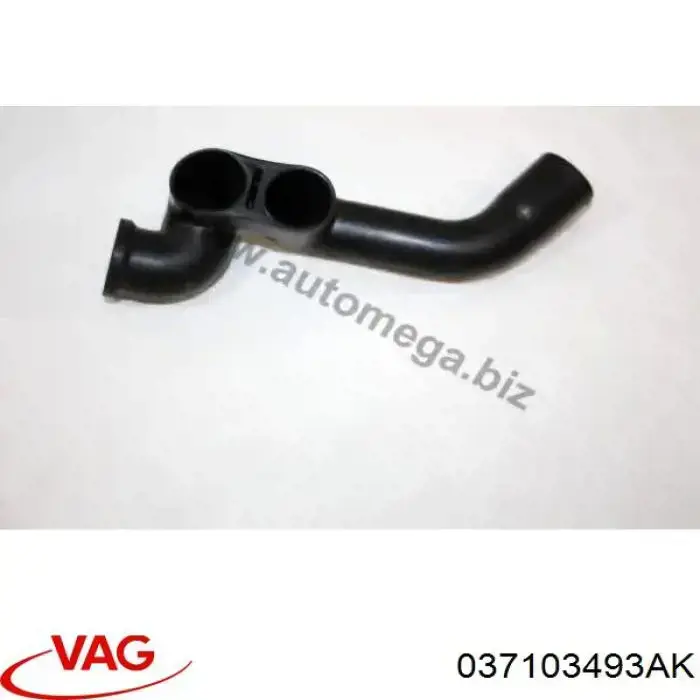Купить 037103493AK VAG Трубка картера воздушная