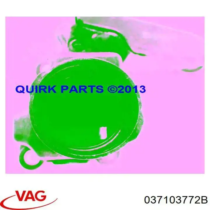 Клапан вентиляции картерных газов 037103772B VAG