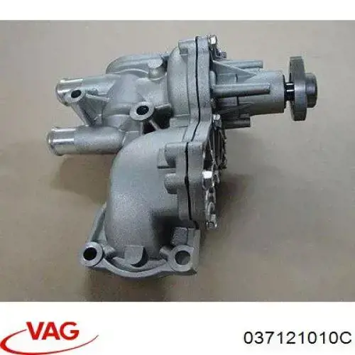 Помпа водяная, корпус VAG 037121010C