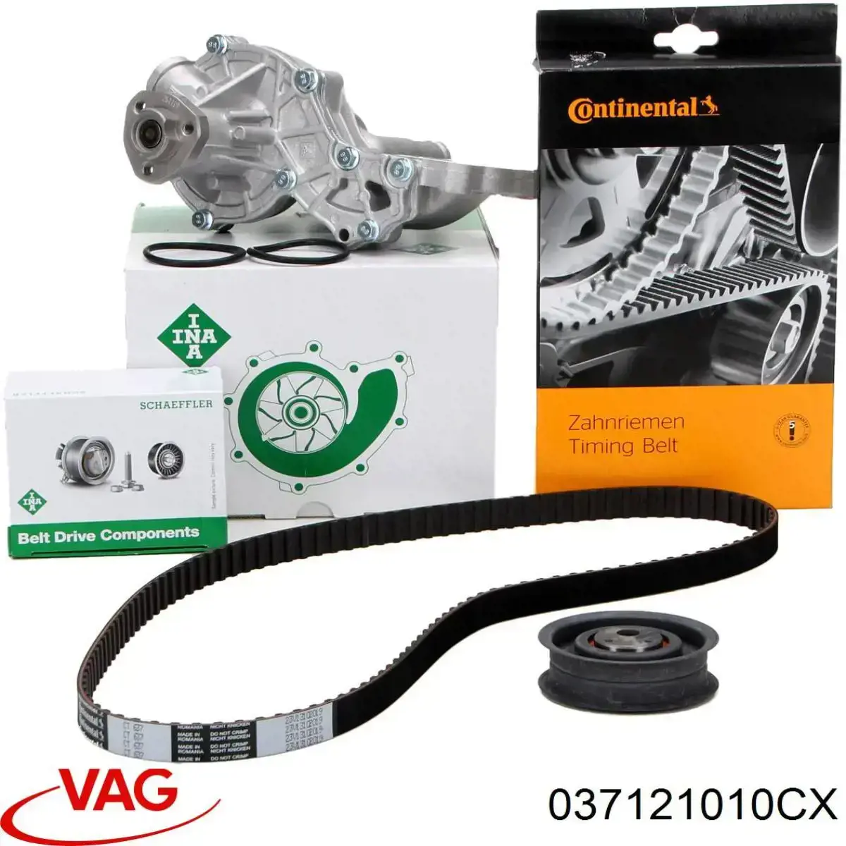 037121010CX VAG Водяной насос охлаждения, с корпусом