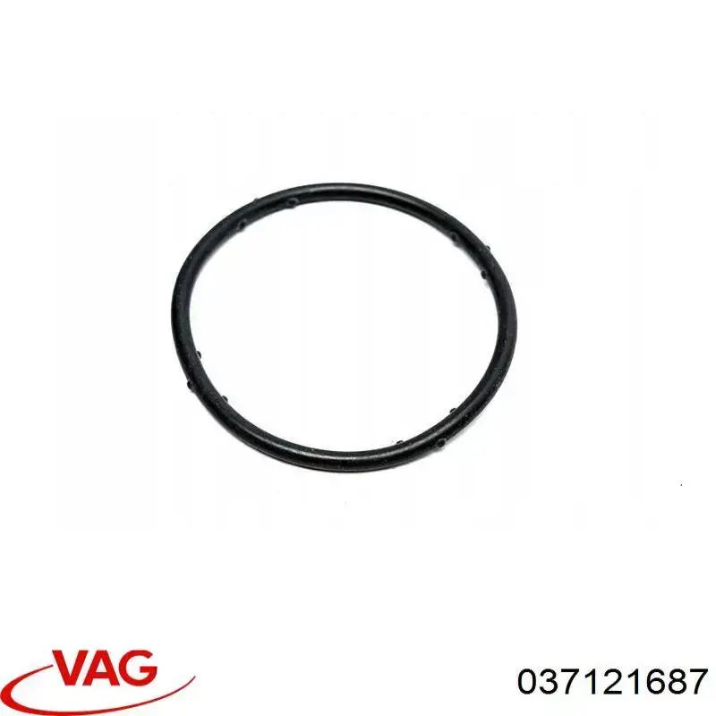 037121687 VAG прокладка фланца (тройника системы охлаждения)