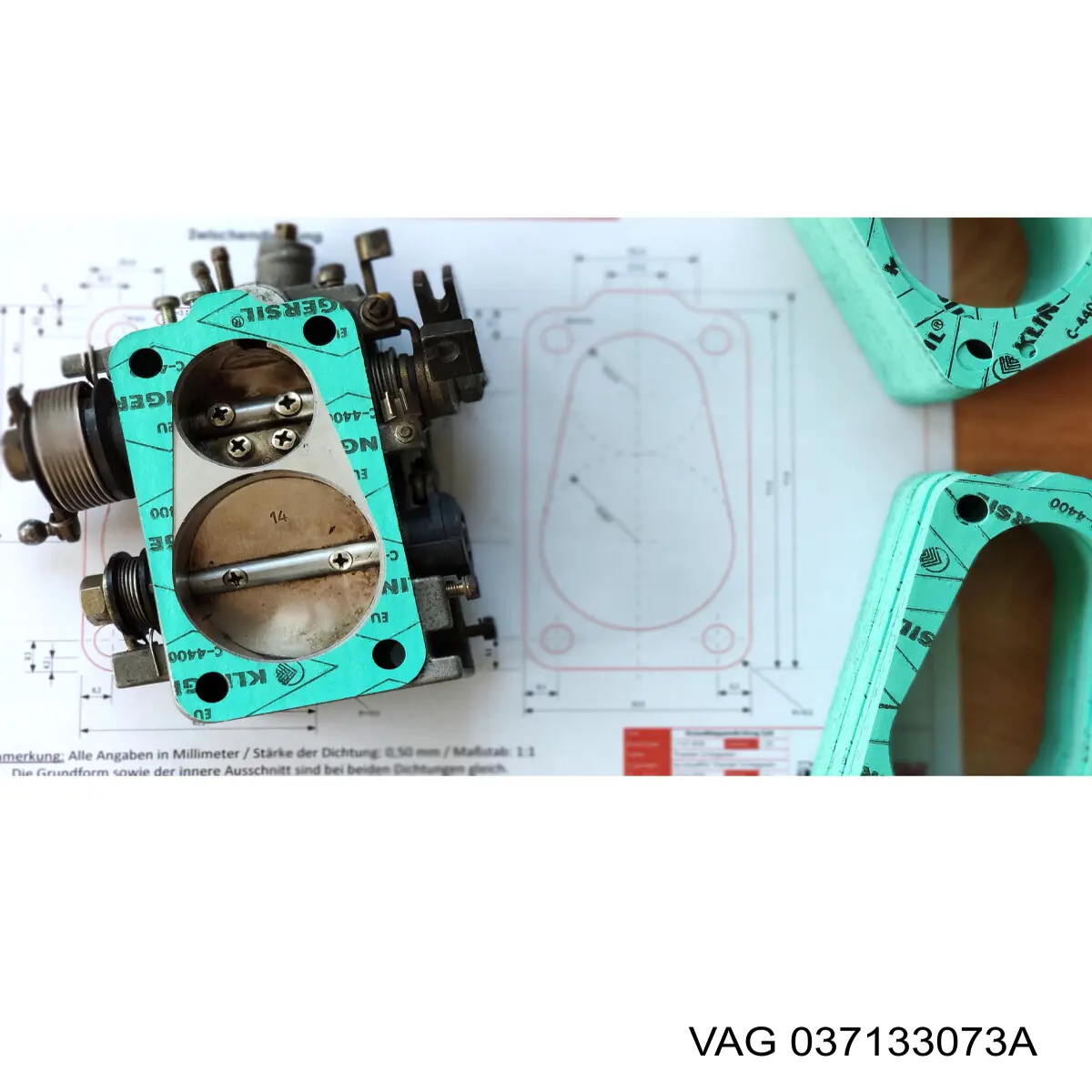 Прокладка дроссельной заслонки VAG 037133073A цена, от 1.96 USD