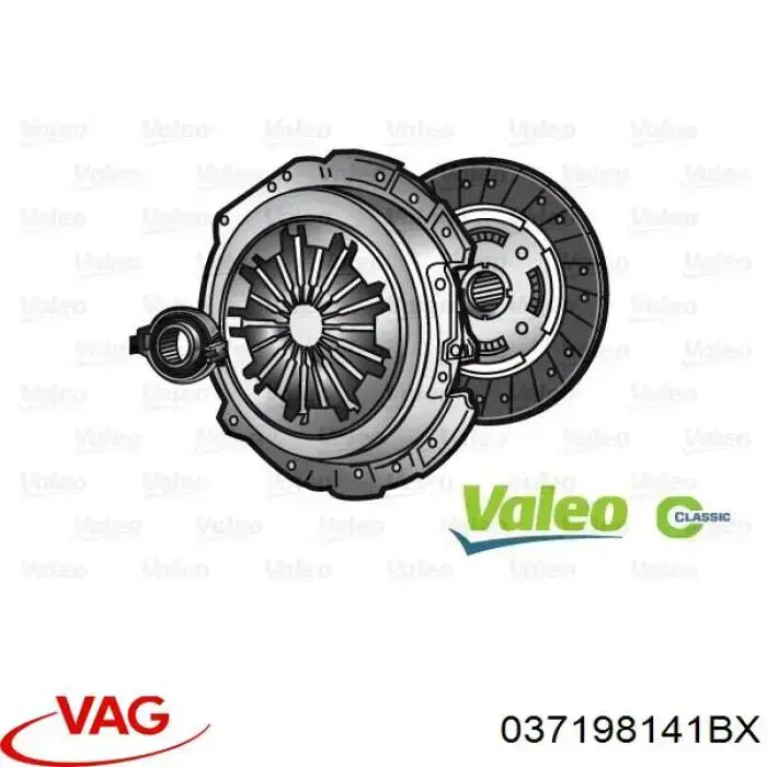 Комплект сцепления (3 части) VAG 037198141BX цена, от 103.68 USD