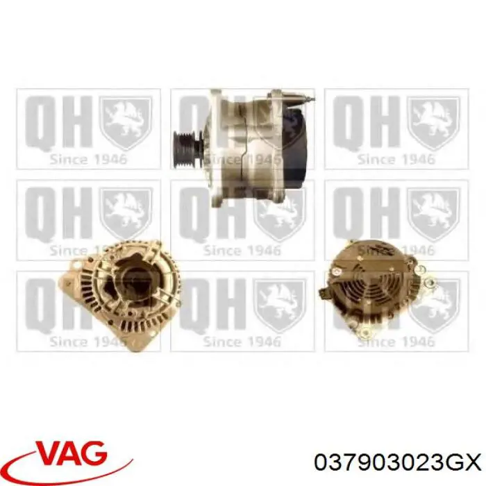 Генератор автомобиля VAG 037903023GX