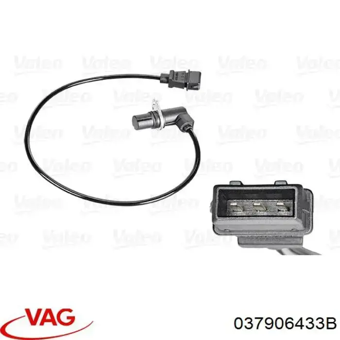 Купить 037906433B VAG Датчик оборотов коленвала