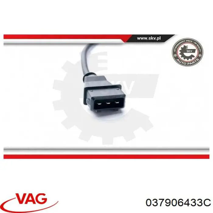 Купить 037906433C VAG Датчик оборотов коленвала