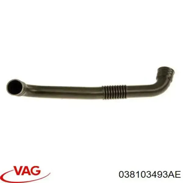 038103493AE VAG cano derivado de ventilação de cárter (de separador de óleo)