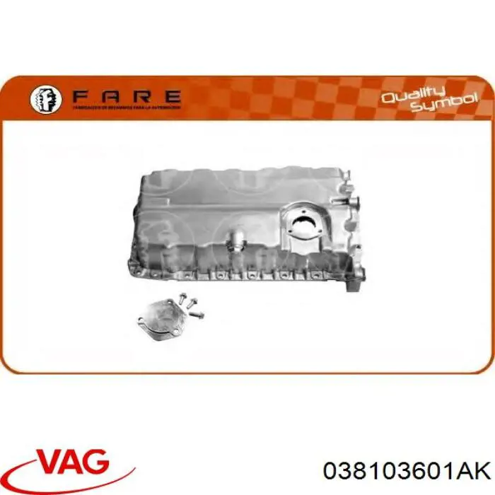 Масляный поддон двигателя VAG 038103601AK цена, от 51.33 USD