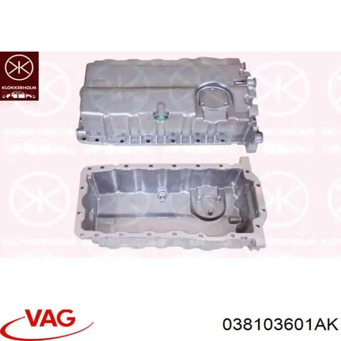 Купить 038103601AK VAG Поддон картера двигателя