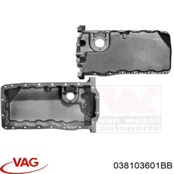 Купить 038103601BB VAG Поддон картера двигателя