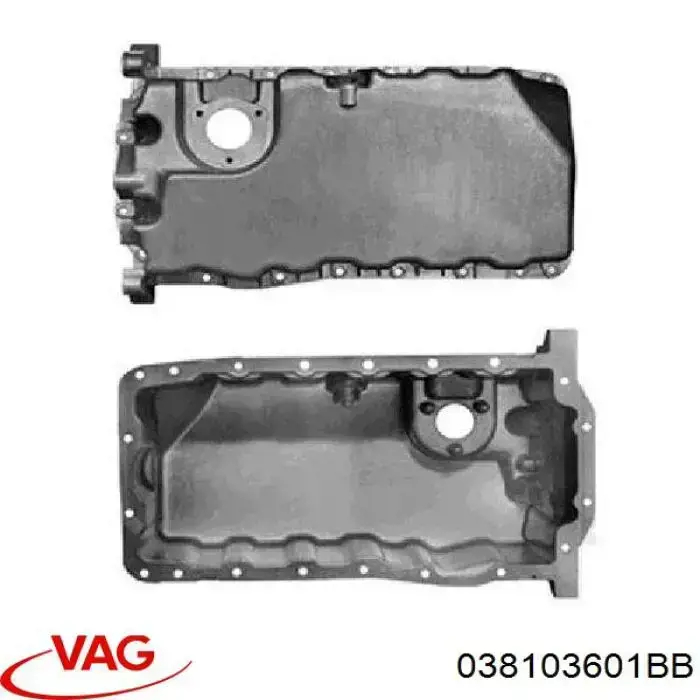 Масляный поддон двигателя VAG 038103601BB цена, от 55.98 USD