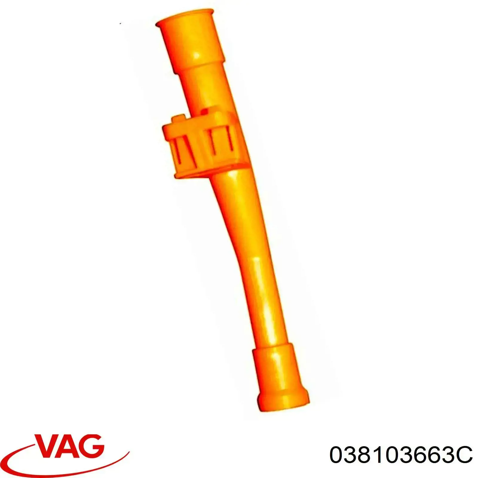 Направляющая индикатора уровня масла в двигателе 038103663C VAG